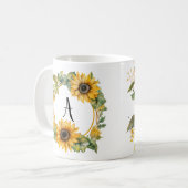 Tasse Personalisiert Monogramm Individuelle Name (Vorderseite Links)
