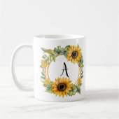 Tasse Personalisiert Monogramm Individuelle Name (Links)