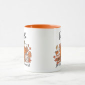 Tasse personalisiert Name Fall, Fall Vibes Tasse, (Zentrum)