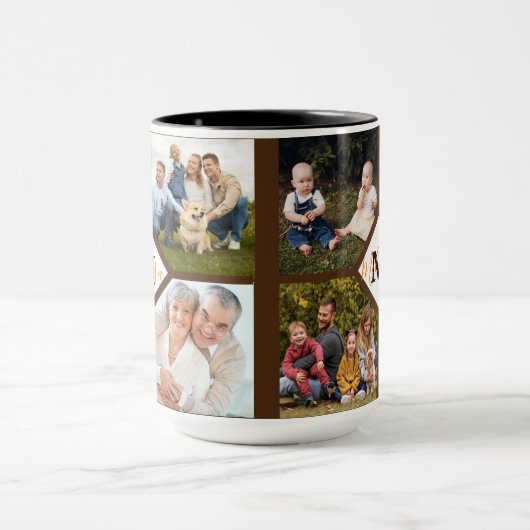 Tasse personalisierter Fotos (Zentrum)