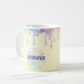Tasse personalisierter Friseursalons (Vorderseite Links)