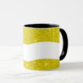Tasse personalisierter Glitzer (VorderseiteRechts)