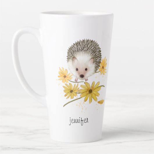 Tasse personalisierter Igel (Links)