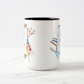 Tasse personalisierter Künstlerischer Fahrzeuge (Mittel)