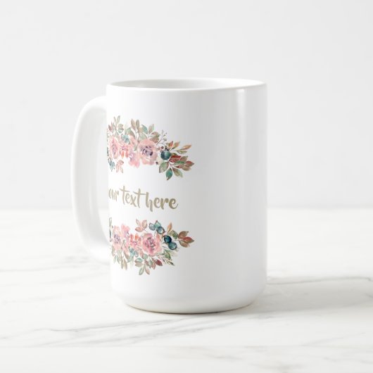 Tasse personalisierter Name | Kundenspezifische Ge (Vorderseite Links)