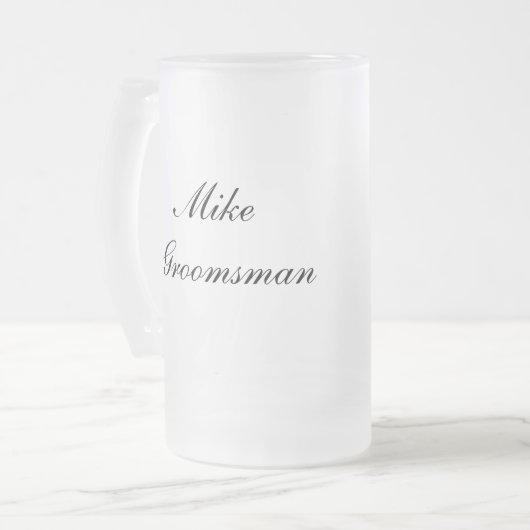 Tasse personalisierter Trauzeuge (Vorderseite Links)