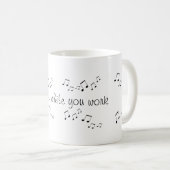 Tasse - Pfeifen während der Arbeit (VorderseiteRechts)