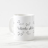 Tasse - Pfeifen während der Arbeit (Vorderseite Links)