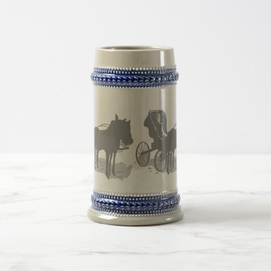 Tasse Pferd und Buggy (Mittel)