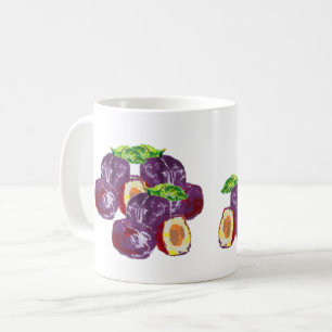 Tasse: Pflaumen Kaffeetasse