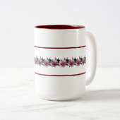 Tasse - Pflaumenblüten zwischen den Maroonen (VorderseiteRechts)
