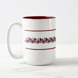 Tasse - Pflaumenblüten zwischen den Maroonen