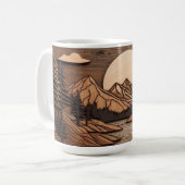 Tasse Pine & Mountain (Vorderseite Links)