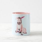 Tasse Pink Donkey - Deine Farbe - Text (Zentrum)