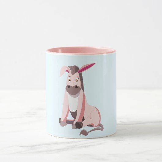 Tasse Pink Donkey - Deine Farbe - Text (Zentrum)