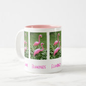 Tasse PINK FLAMINGOS (Vorderseite Links)