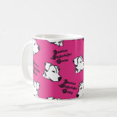 Tasse "pink Staffi" (Vorderseite Links)