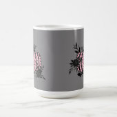 Tasse, Pink und Black Leopard Pumpkin Kaffeetasse (Mittel)