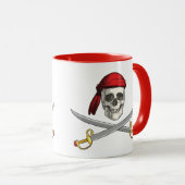 Tasse-Pirate-Skull Tasse (VorderseiteRechts)