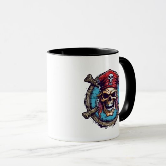 Tasse-Pirate-Skull Tasse (VorderseiteRechts)
