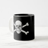 Tasse Pirate Skull und Crossbones (Vorderseite Links)