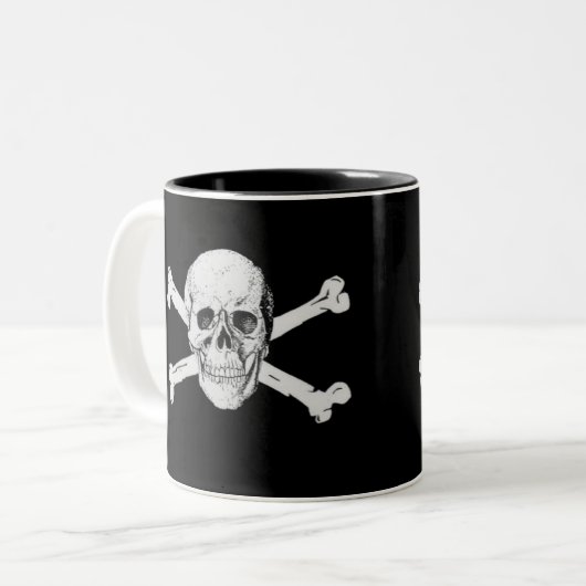 Tasse Pirate Skull und Crossbones (Vorderseite Links)