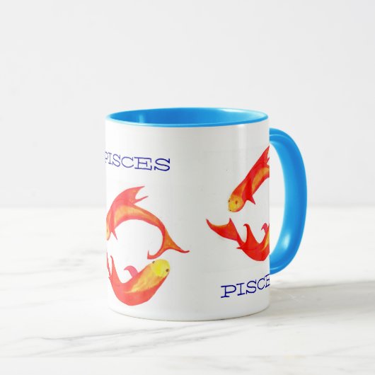 Tasse "Pisces" (VorderseiteRechts)