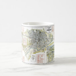 Tasse / Plano de Caracas1929 Venezuela