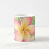Tasse Plumeria Wasserfarben (Mittel)