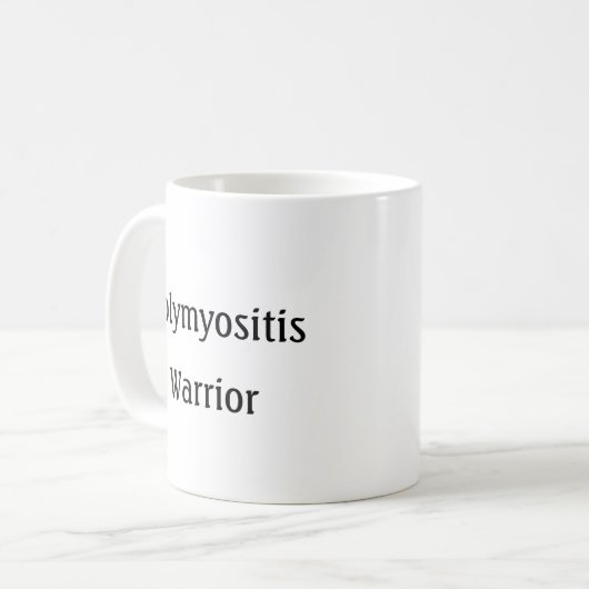 Tasse - Polymyositis Warrior (Vorderseite Links)
