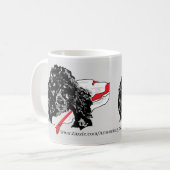 Tasse: Poodle Kaffeetasse (Vorderseite Links)