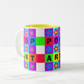 Tasse "Pop Art" (Vorderseite Links)