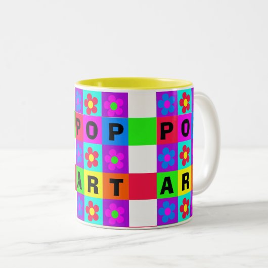 Tasse "Pop Art" (VorderseiteRechts)