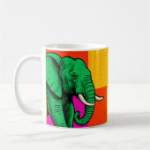 Tasse - Pop Art Elephant (Links)