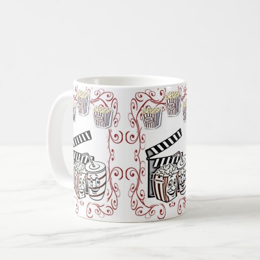 Tasse Popcorn (Vorderseite Links)