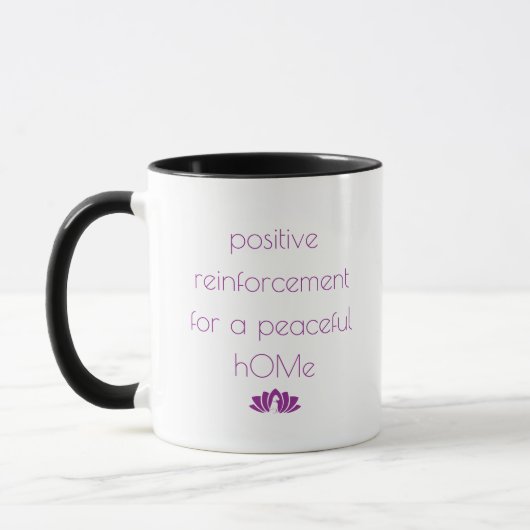Tasse "Positive Verstärkung" (Links)