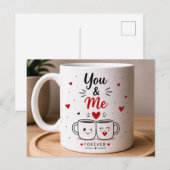 Tasse Postkarte (Vorne/Hinten)