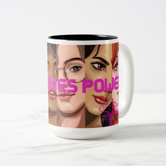 Tasse (Power Schwesternde Ehefrauen) (VorderseiteRechts)