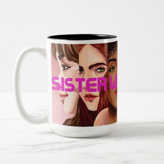 Tasse (Power Schwesternde Ehefrauen) (Links)