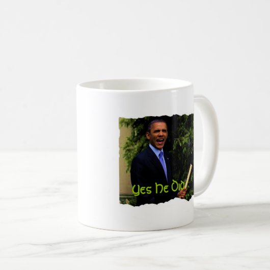 Tasse Präsidenten-Obama Irish Visit Coffe (VorderseiteRechts)