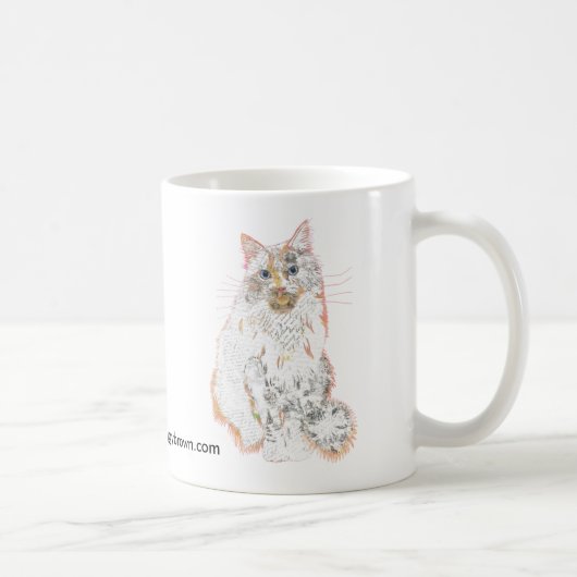 Tasse Prinzen Robin Cat Collage (Rechts)