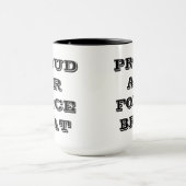 Tasse Proud Air Force Brat (Zentrum)
