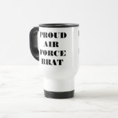 Tasse Proud Air Force Brat (Vorderseite Links)