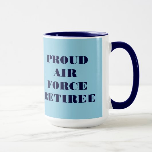 Tasse Proud Air Force Retiment (Rechts)