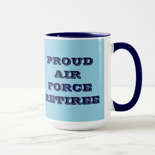 Tasse Proud Air Force Retiment (Rechts)