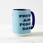 Tasse Proud Air Force Vater (VorderseiteRechts)