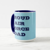 Tasse Proud Air Force Vater (Vorderseite Links)