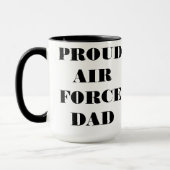 Tasse Proud Air Force Vater (Links)