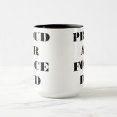 Tasse Proud Air Force Vater (Zentrum)