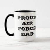 Tasse Proud Air Force Vater (Links)